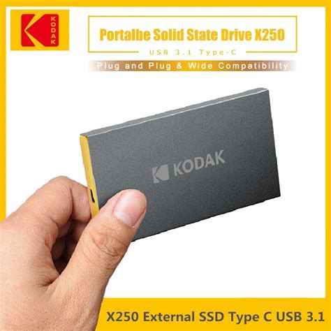 KODAK Disco Duro Externo Tipo C Para Ordenador Port Til Unidad De