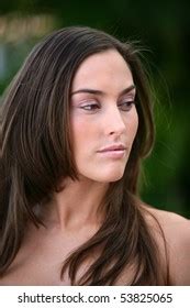 Naked Brunette Outdoors Stock Photo Shutterstock