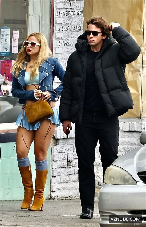 Addison Rae Sexy Spotted Showing Off Her Hot Legs And Curves Wearing A Sultry Mini Skirt In