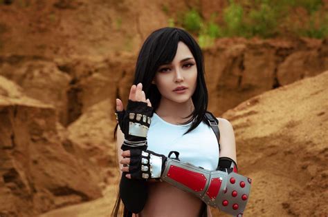 Kalinka Fox Nude Tifa Lockhart Cosplay Patreon Set Leaked NudeCosplayGirls