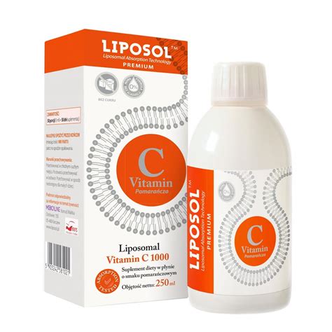 Liposol C 1000 Liposomal Vitamin C 1000 Buffered 250 Ml ORANGE Flavor