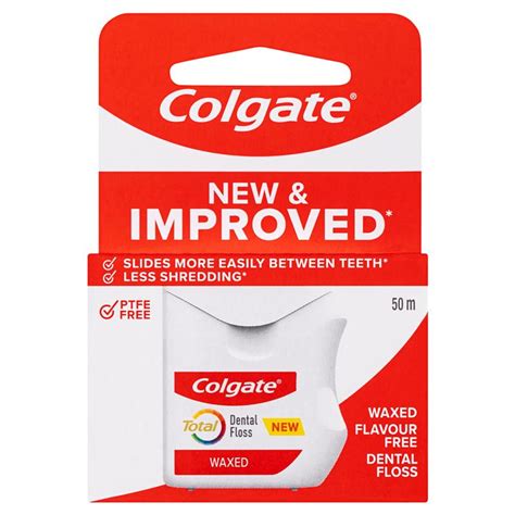 Buy Colgate Total Waxed Dental Floss 50m Online At Chemist Warehouse®