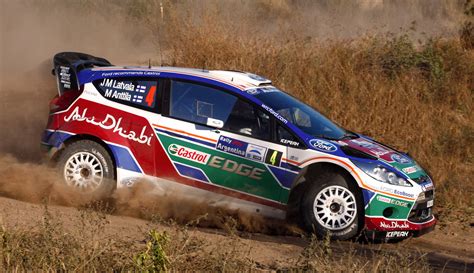 Fiesta WRC Ford Side Rallying HD Wallpaper Rare Gallery