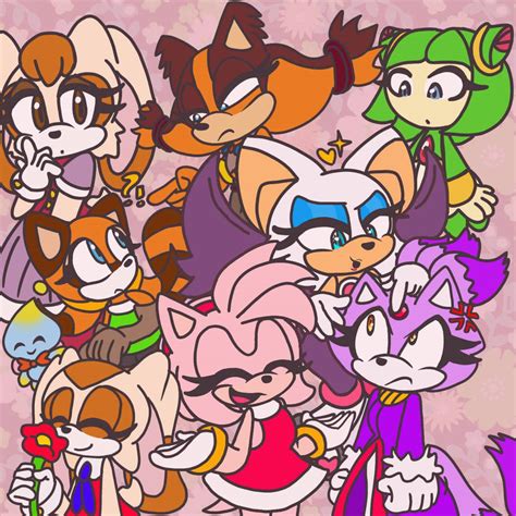 Sonic Girls By Hrr Artss On Deviantart
