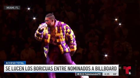 Bad Bunny Entre Los Más Nominados A Los Premios Billboard De La Música