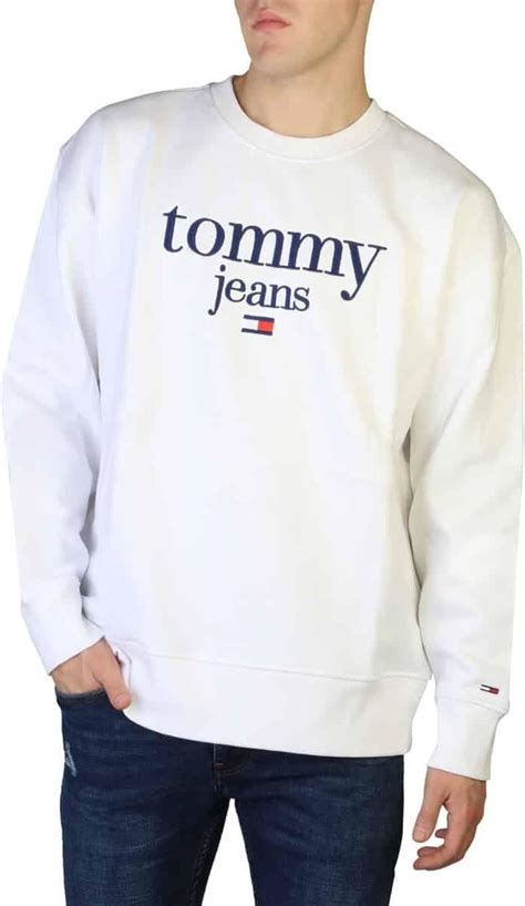 Bluza Marki Tommy Hilfiger Model Dm Dm Kolor Bia Y Odzie M Ska