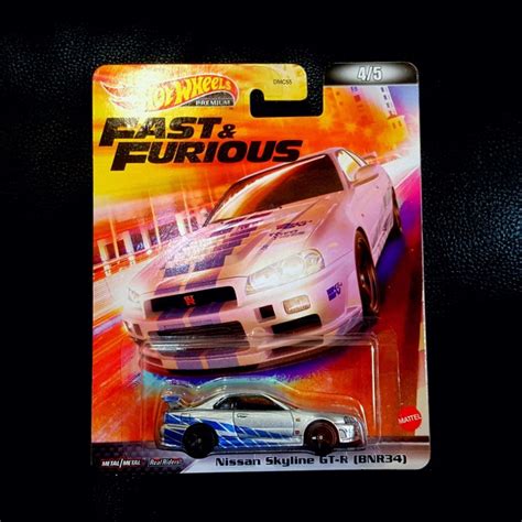 Jual Hot Wheels Premium Fast And Furious Nissan Skyline Gtr R Silver Kab Sidoarjo Ocean