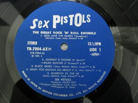 Backwood Records Sex Pistols Great Rock N Roll Swindle Japan Orig Lp Obi Used Japanese
