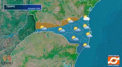 V Deo Previs O Do Tempo Para Santa Catarina Segunda Feira De