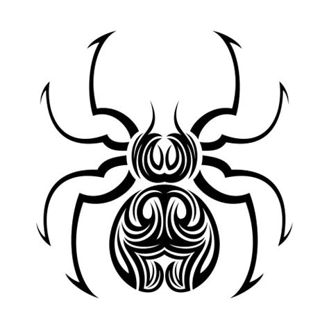 Spider Tribal Royalty Free Vector Image Vectorstock