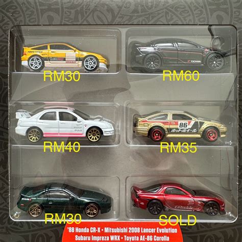 HOT WHEELS JAPANESE CAR CULTURE THEMED MULTIPACK Honda CR X
