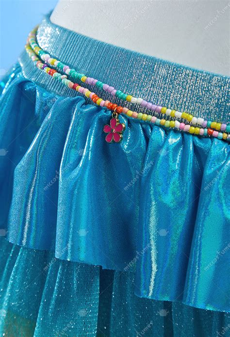 Fairy Club Bloom Derivative Swimsuit Blue Ruffle Bikini Set Two Piece Bathing Suit Top