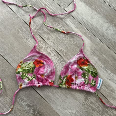 Vintage Bikini Top Brand Sand And Sun Size L Depop