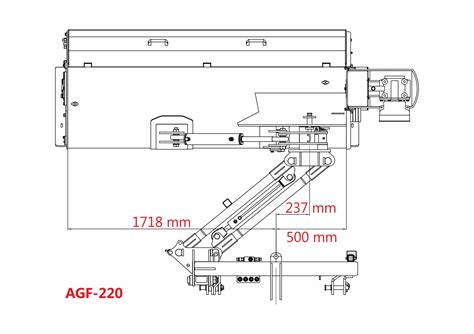 Příkopový mulčovač za traktor AGF-220 | algrad.cz