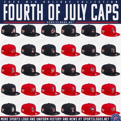 Here’s a look back at some past Fourth of July cap designs: