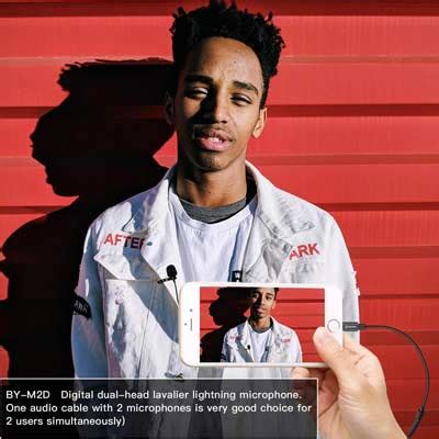 میکروفون یقه ای بویا مدل Boya BY-M2D ️ قیمت + خرید ️
