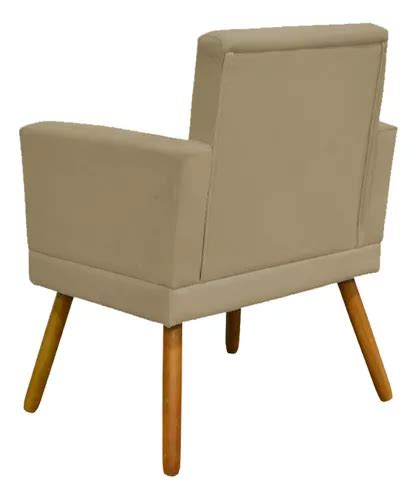 Kit 4 Poltronas Decorativas Reforçada C Base Cores Cor Nude Desenho Do