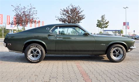 Black Jade Green 1969 Ford Mustang Fastback Photo