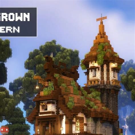 Graysun Minecraft Content Creator On Instagram Minecraft Overgrown Tavern🏡 Collab With