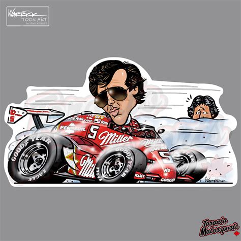 Danny Sullivan Spin And Win 1985 500 Winner” Indytoon Die Cut Vinyl