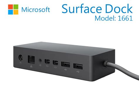 【楽天市場】microsoft Surface Dock サーフェス ドック ドッキングステーション Model 1661 Pro 3 Pro 4 Surface Book対応 「中古品