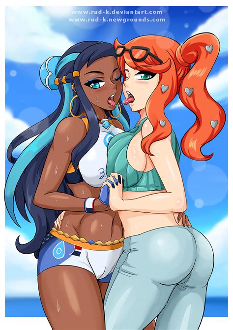 Pokemon Nessa X Sonia By Rud K Hentai Foundry
