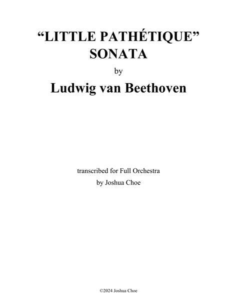 Piano Sonata No 5 in c minor Op 10 No 1 Little Pathétique arr