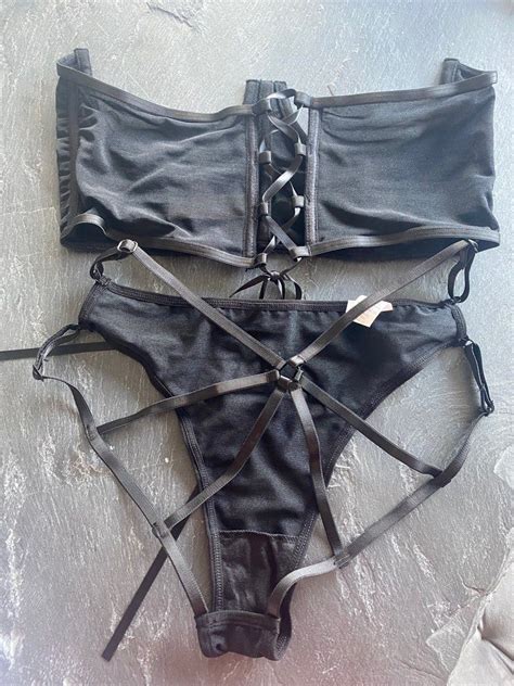 New Novelty Lingerie Set S Women S Fashion New Undergarments Loungewear On Carousell