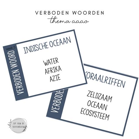Aaao Verboden Woord Juf Van De Bovenbouw