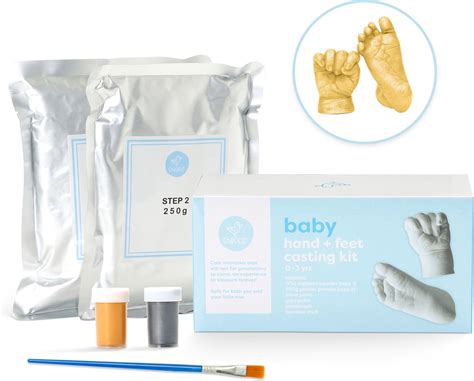 CHUCKLE Baby Hand Voet Gipsafdruk Kit DIY 3D Aandenken Bol