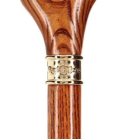 Refined Espresso Ergonomic Handle Walking Cane with Ash Wood Shaft ...