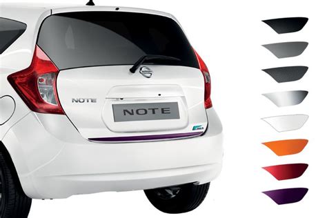 Heckklappen-Kantenschutz Carbon Look Nissan Note E12 | Personalization ...