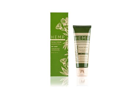 HEMP FACIAL SCRUB with ground hemp and broccoli extract :: Hemp Beauty ...