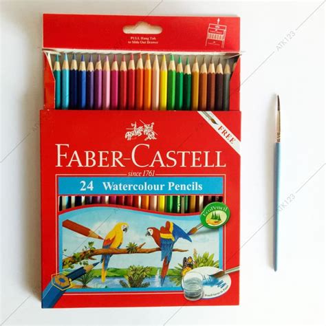 Jual Faber Castell Watercolour Pencils 24l Fsc 114464 Shopee Indonesia