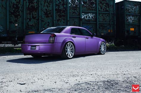 Matte Plum Crazy Purple Chrysler 300 Customized To Impress Chrysler 300 Chrysler Body Kit