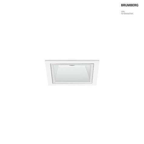 Ceiling Recessed Luminaire Dios Mini Square Direct Ip Brumberg