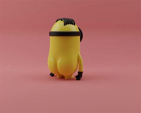 Archivo STL Minion Butt Naked Steven 3MF Objeto Para Impresora 3D Para DescargarCults