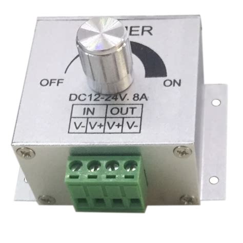 Dc V A Aluminium Led Strip Dimmer Pwm Dimmen Controller Voor Led