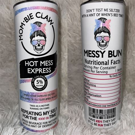 Hot Mess Express Oz Mom Tumbler Etsy