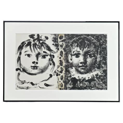 High Quality Print Of M Re Et Enfant Au Fichu By Pablo Picasso