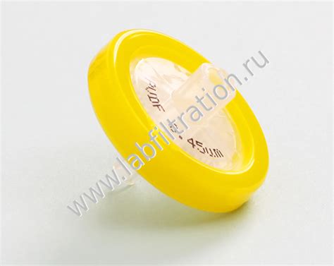 SFPVDFL04525 Шприцевые фильтрующие насадки, гидрофильный ПВДФ, 0,45 мкм ...