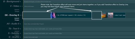 add transition effect   video