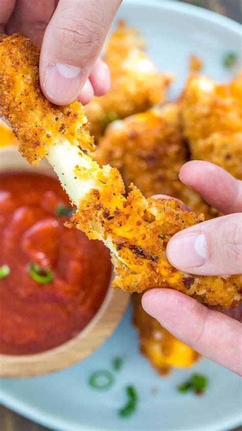 How to Make Fried Mozzarella Cheese Sticks Recipe - S&SM