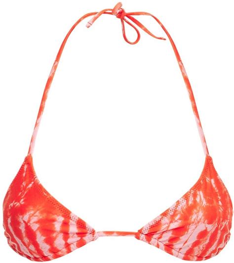 Tropic Of C Lvr Sustainable Praia Printed Bikini Top Shopstyle Two Piece Swimsuits