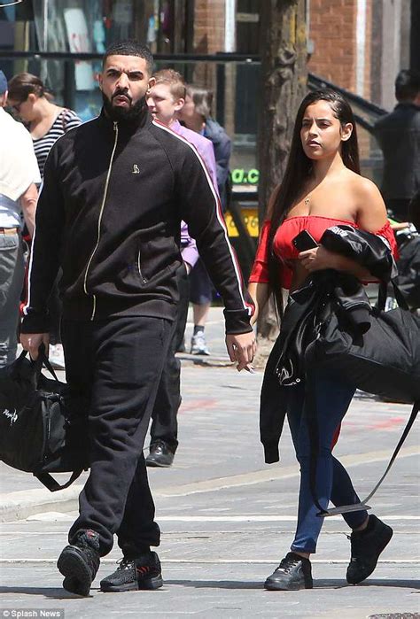 Drake Enjoys Romantic Stroll With Bikini Model Malaika Terry Daily Mail Online