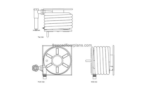 Fire Hose Pipe Free Cad Drawings