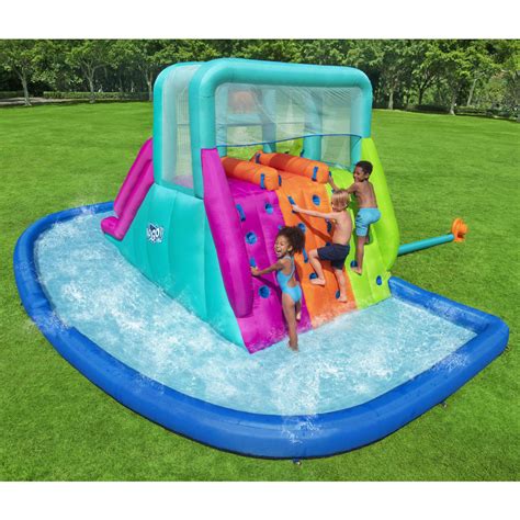 Bestway H Ogo Triple Splash Course Inflatable Mega Water Park With Air