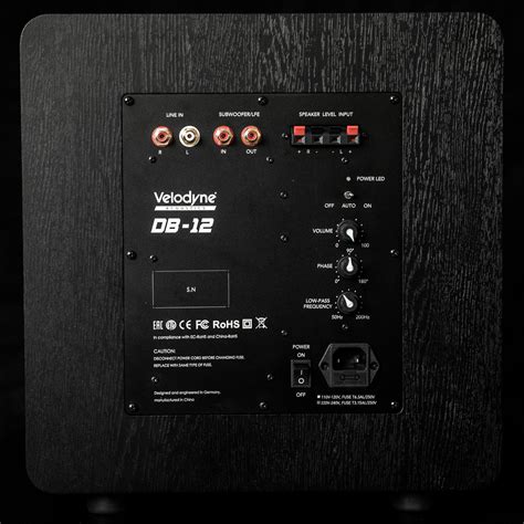 Velodyne DB-12 - активный сабвуфер | Купить в магазине Аудиомания