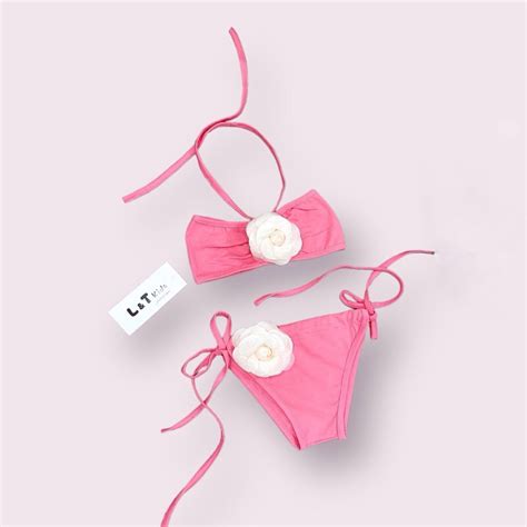Đồ Bơi 2 Mảnh Đính Hoa Xinh Bé Gái Bikini Cho Bé Đi Bơi Đi Biển Shopee Việt Nam