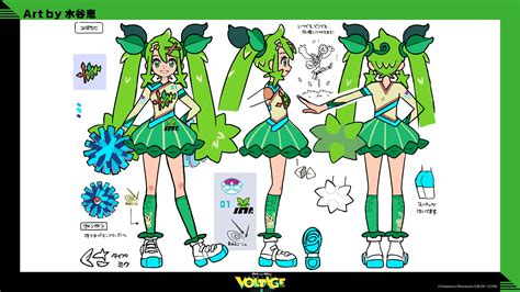 Hatsune Miku And Grass Miku Pokemon And 2 More Drawn By Mizutani